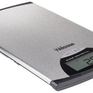 Tristar KW-2435 Waga kuchenna cyfrowy Zakres pomiaru maks.=5 kg srebrny Tristar KW-2435 Waga kuchenna cyfrowy Zakres pomiaru maks.=5 kg srebrny
