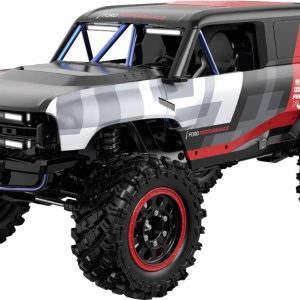 MJX czarno-czerwony Bezszczotkowy 1:12 Model samochodu RC Elektryczny Crawler Napęd na wszystkie koła RtR 2,4 GHz z akum MJX czarno-czerwony Bezszczotkowy 1:12 Model samochodu RC Elektryczny Crawler Napęd na wszystkie koła RtR 2,4 GHz z akum