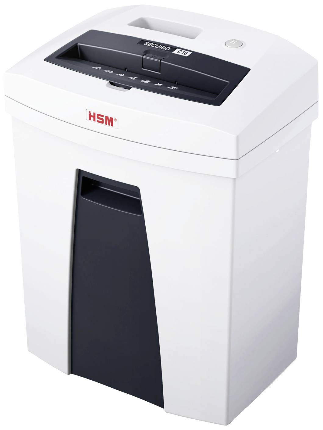 HSM SECURIO C16 Niszczarka 14 ark. Cięcie na paski 3.9 mm P-2 25 l Niszczy także spinacze do papieru, zszywki, karty kre - obrazek 1