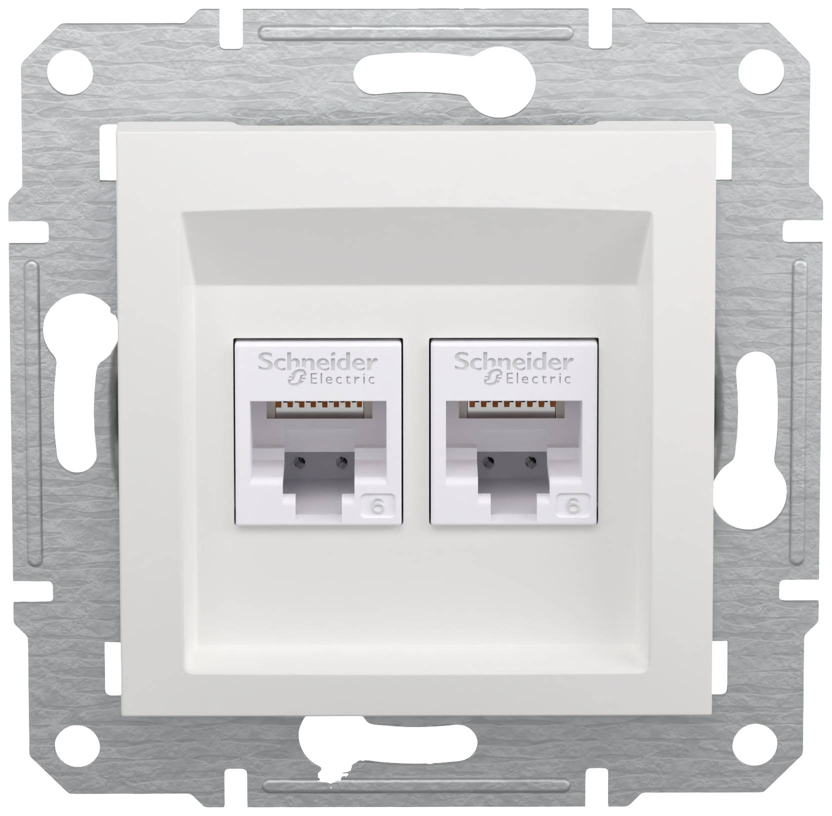 Schneider Electric Gniazdo danych RJ45 Asfora biały (RAL 9003) EPH4870121D 1 szt. - obrazek 1