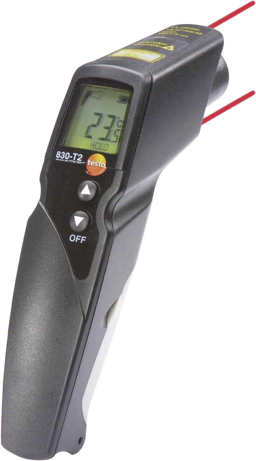testo 830-T2 Pirometr Optyka 12:1 -30 - +400 °C Pomiar stykowy - obrazek 1