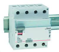 Legrand 411765 Wyłącznik różnicowoprądowy 4 styki 40 A 0.03 A 400 V 1 szt. Legrand 411765 Wyłącznik różnicowoprądowy 4 styki 40 A 0.03 A 400 V 1 szt.