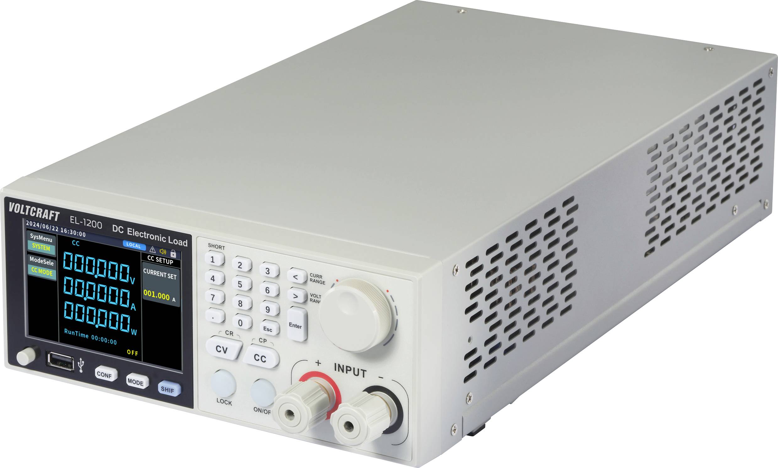 Sztuczne obciążenie VOLTCRAFT EL-1200 150 V/DC 20 A Kalibracja (DAkkS) - obrazek 1