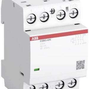 Stycznik instalacyjny ABB ESB63-40N-01 1SAE351111R0140, 220 V, 400 V, 1 szt. Stycznik instalacyjny ABB ESB63-40N-01 1SAE351111R0140, 220 V, 400 V, 1 szt.