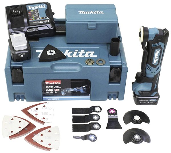 Makita TM30DSMJX5 TM30DSMJX5 Narzędzie wielofunkcyjne akumulatorowe zaw. 2 akumulatory, zaw. ładowarkę, zaw. walizkę 12