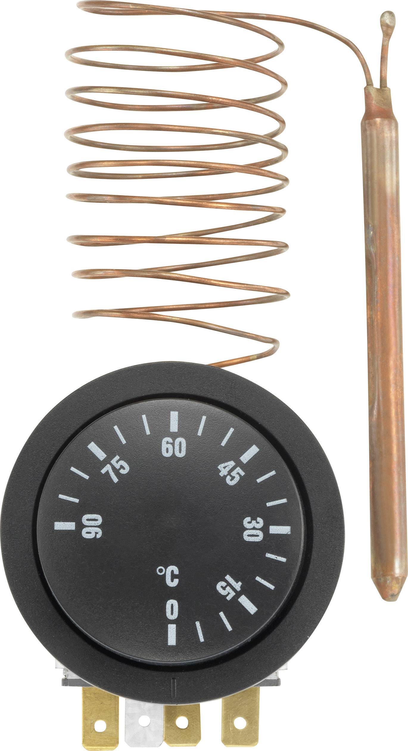 Termostat do wbudowania Sygonix SY-5045296, Zakres regulacji temperatury: 0 do 90 °C - obrazek 1