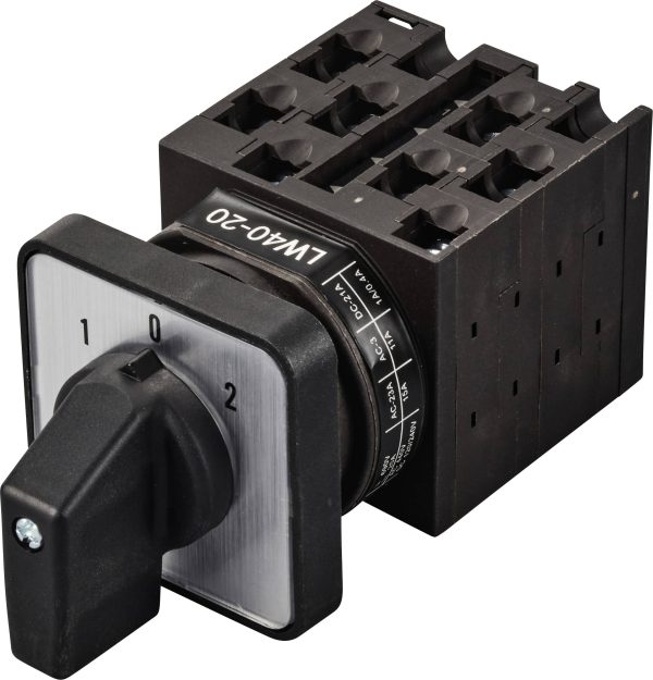 TRU COMPONENTS TC-12835372 Przełącznik krzywkowy TC-LW40-20 D404/4A48I, 690 V, 20 A, 2 x 45 °
