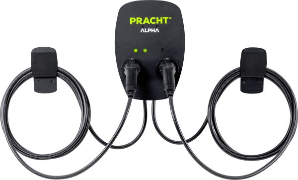 Pracht ALPHA1000-Wallbox Stacja ładowania samochodów elektrycznych Typ 2 Mode 3 32 A Ilość złączy 2 11 kW Manualna, RFID