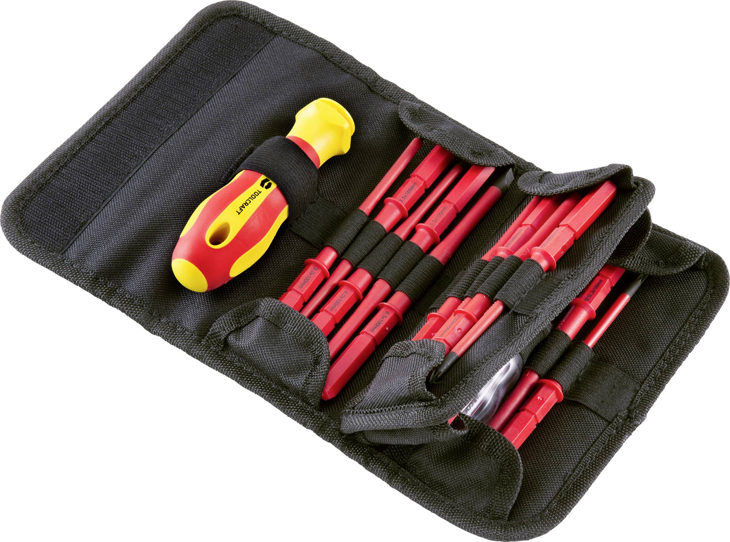 Wkrętak z wymiennymi końcówkami TOOLCRAFT WHS-017 TO-6326253, 17 szt. - obrazek 1