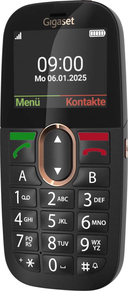 Telefon komórkowy dla Seniora Gigaset GL695 czarny - obrazek 1