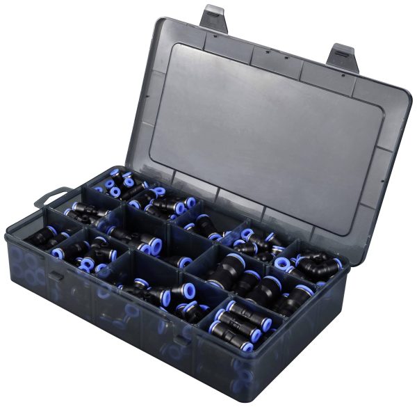 Złącze pneumatyczne TRU COMPONENTS TC-Fitting kits-A Średnica rury: 4 mm, 6 mm, 8 mm, 10 mm, 12 mm 145 szt.