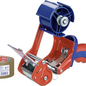 tesa Rozwijacz taśmy pakowej COMFORT 6400 czerwony, niebieski Maksymalna szerokość rolki: 50 mm Maksymalna długość rolki tesa Rozwijacz taśmy pakowej COMFORT 6400 czerwony, niebieski Maksymalna szerokość rolki: 50 mm Maksymalna długość rolki
