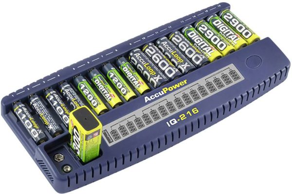 Ładowarka do akumulatorów AccuPower IQ216 NiCd, NiMH