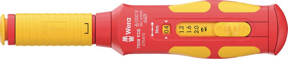 Wkrętak dynamometryczny Wera 7508 VDE 05075870001 0.4 - 2 Nm - obrazek 1