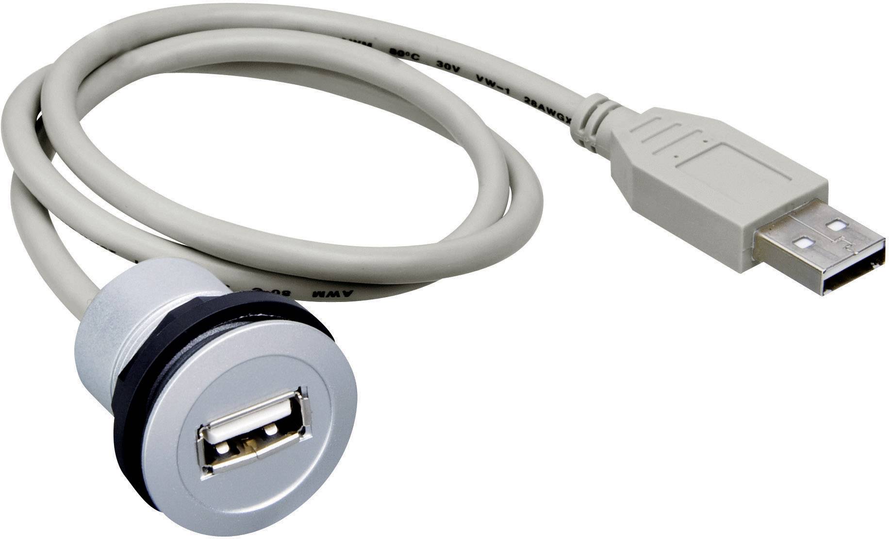 Gniazdo wbudowane USB Schlegel RRJ-USB, 0.60 m, 1 szt. - obrazek 1