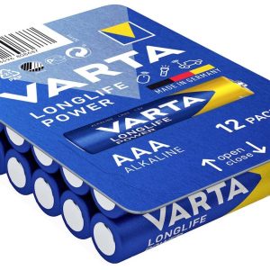 Bateria AAA/R03 Varta LONGLIFE Power AAA Big Box 12 1.26 Ah 1.5 V 12 szt. Bateria AAA/R03 Varta LONGLIFE Power AAA Big Box 12 1.26 Ah 1.5 V 12 szt.