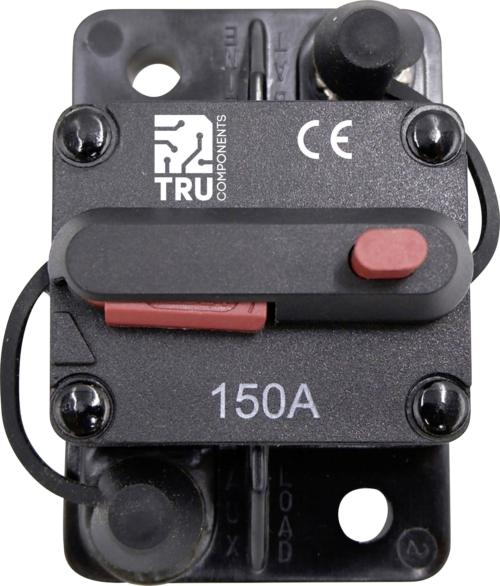 TRU COMPONENTS TC-13596604 Wyłącznik instalacyjny, 12 V/DC, 24 V/DC, 48 V/DC, 150 A, 1 szt. - obrazek 1