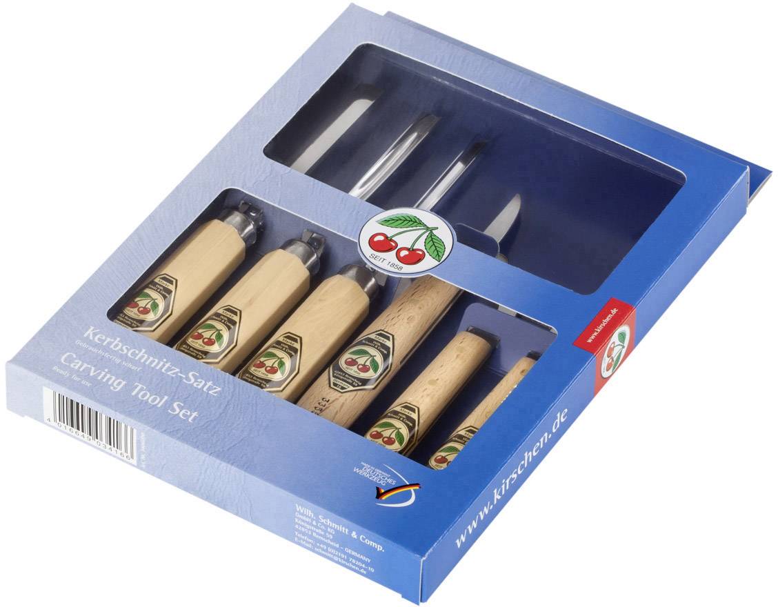 Zestaw dłut Kirschen 3406000 Długość 245 mm drewno - obrazek 1