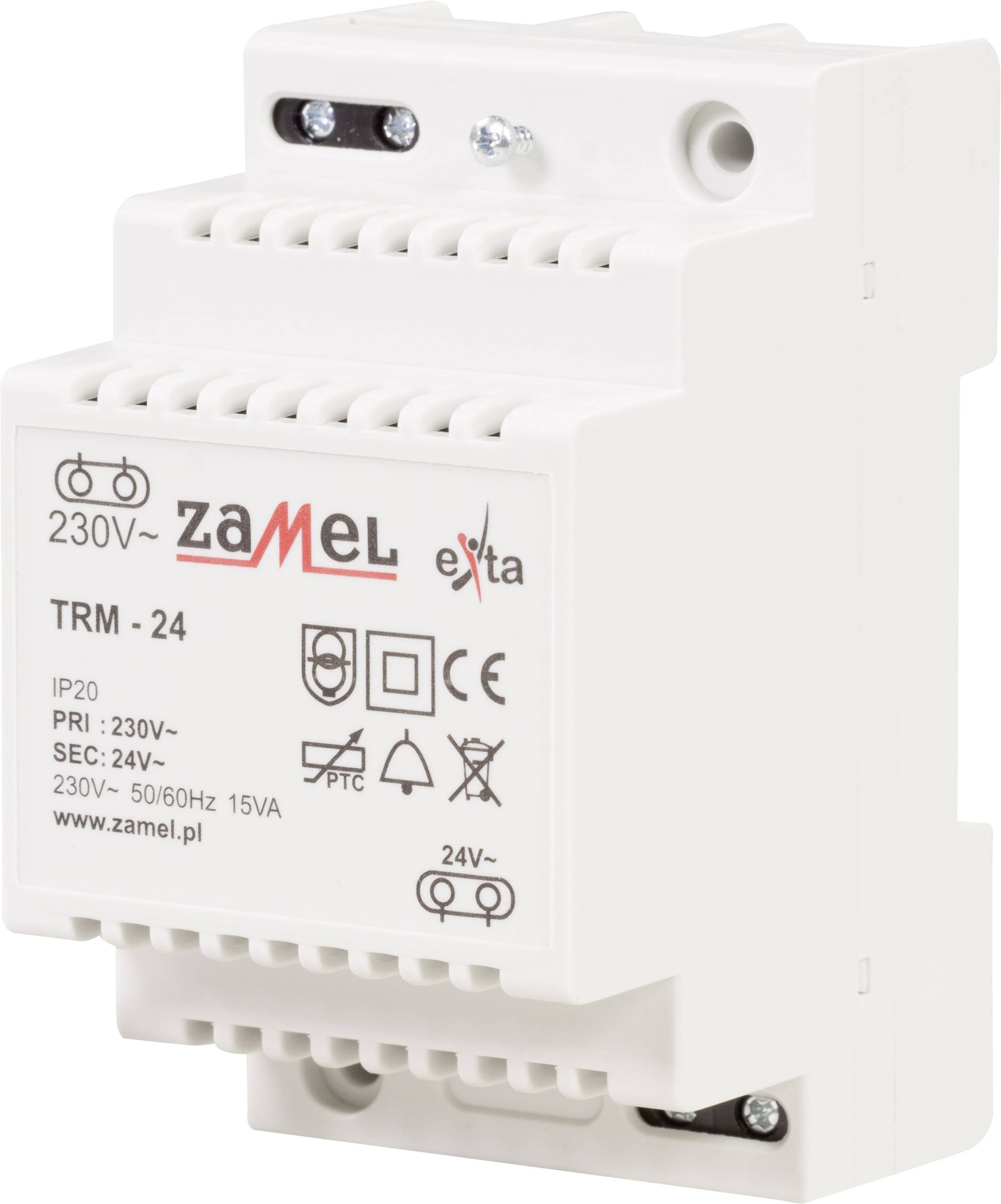 Transformator dzwonkowy Zamel TRM-24, 24 V/AC - obrazek 1
