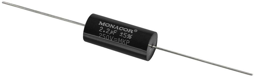 Monacor MKPA-22 Kondensator głośnikowy 2.2 µF - obrazek 1