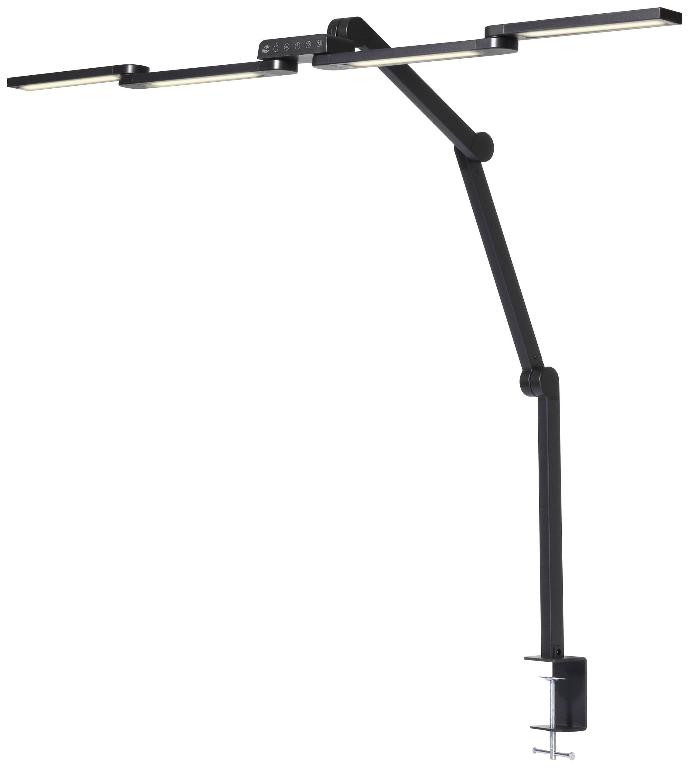 Lampa LED z zaciskiem Renkforce RF-6332582 LED czarny 550 lm - obrazek 1