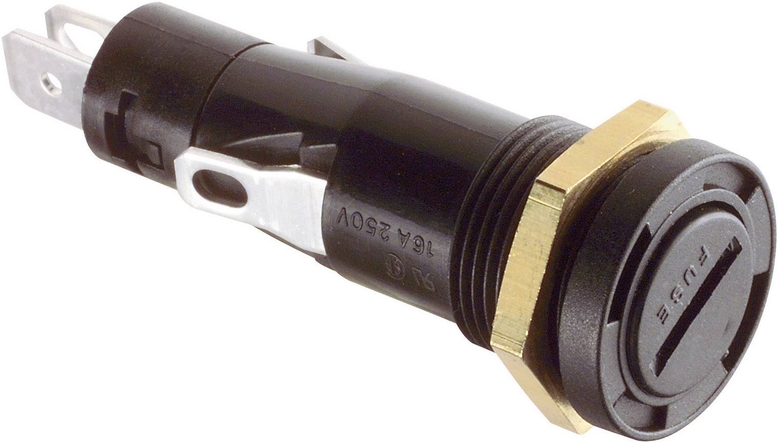 Uchwyt bezpiecznika Arcolectric (Bulgin Ltd.) T0347RAAAA, 250 V/AC, 16 A, 1 szt. - obrazek 1
