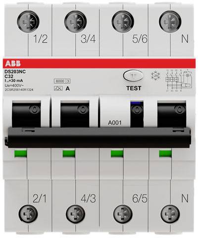 Wyłącznik różnicowoprądowy/automatyczny ABB 2CSR256140R1324 4 styki - obrazek 1