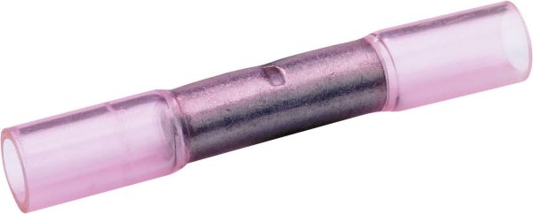 Złącze doczołowe z osłonką termokurczliwą 0.50 mm² z pełną izolacją czerwony DSG Canusa 7931100302 1 szt.