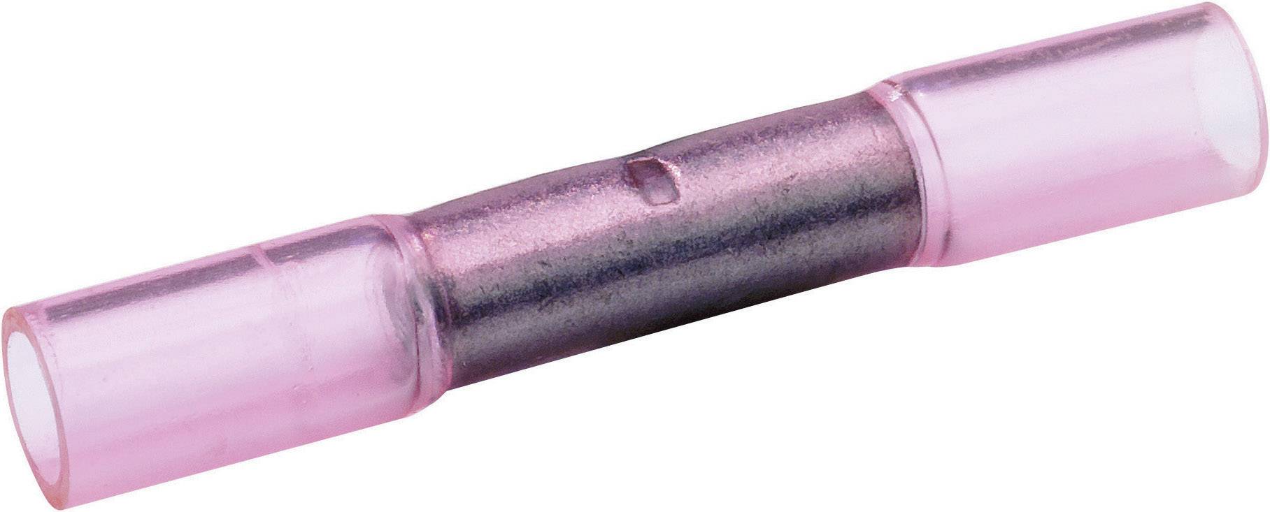 Złącze doczołowe z osłonką termokurczliwą 0.50 mm² z pełną izolacją czerwony DSG Canusa 7931100302 1 szt. - obrazek 1