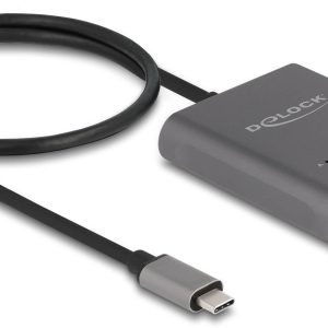 Przełącznik USB-C® (USB 3.2 Gen 2) Delock 11500 szary