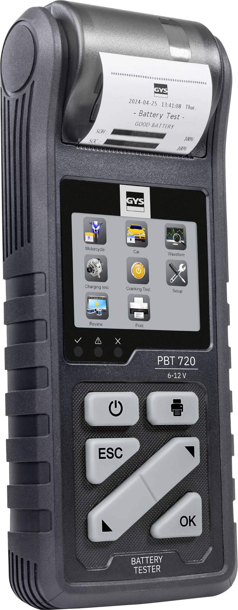 Tester akumulatorów GYS BATTERIETESTER PBT720 - START/STOP - obrazek 1