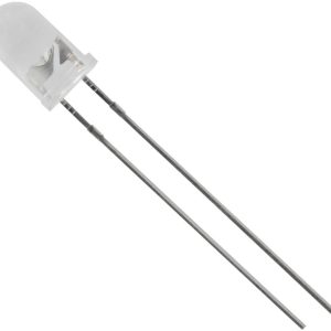 Dioda LED THT HuiYuan 5003Y1C-BSA-A, żółty, okrągły, 5 mm, 1500 mcd, 15 °, 20 mA, 2.1 V