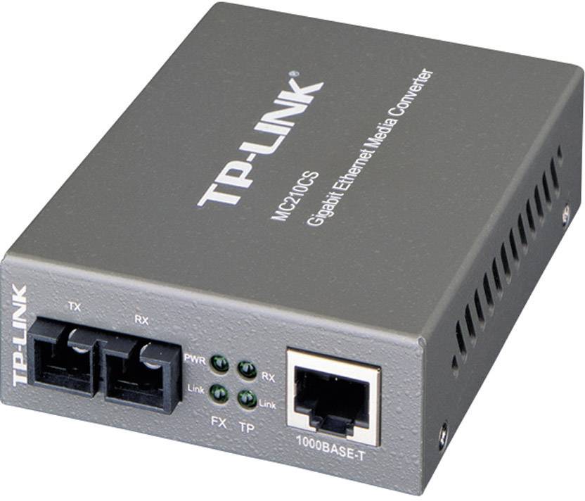 Konwerter multimediów, sieciowy TP-LINK MC210CS LAN, SFP 1 GBit/s - obrazek 1