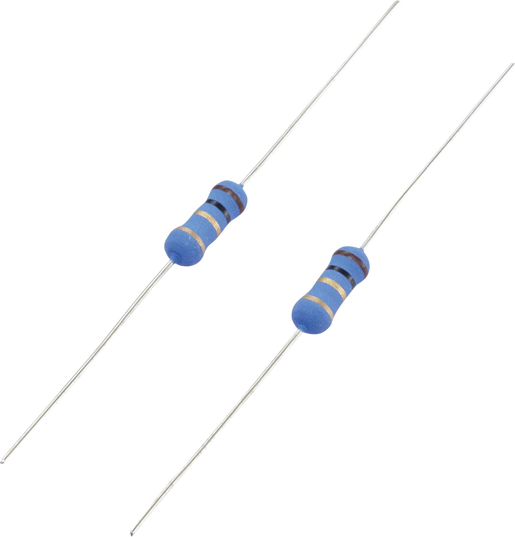 TRU COMPONENTS 1584532 TC-MOR01SJ0102A10203 Rezystor metalizowany 1 kΩ osiowy THD 1 W 5 % 1 szt. - obrazek 1