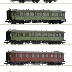 Wagon osobowy Roco 6200076 H0 5-częściowy zestaw pociągów ekspresowych z KWSt.E. Wagon osobowy Roco 6200076 H0 5-częściowy zestaw pociągów ekspresowych z KWSt.E.