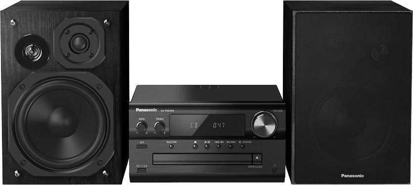 Miniwieża Panasonic SC-PMX94 czarny - obrazek 1