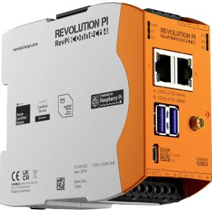 Moduł rozszerzeń PLC Revolution Pi by Kunbus PR100395 RevPi Connect 4 32 GB 8 GB Moduł rozszerzeń PLC Revolution Pi by Kunbus PR100395 RevPi Connect 4 32 GB 8 GB