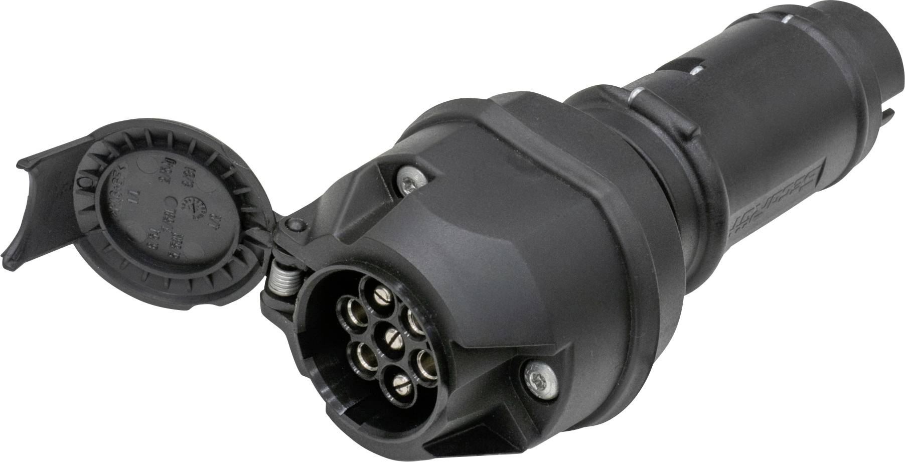 Przejściówka, adapter gniazda przyczepy, oświetlenia LED-CAN SecoRüt, 50223, 7 pinowe na 7 pinowe - obrazek 1