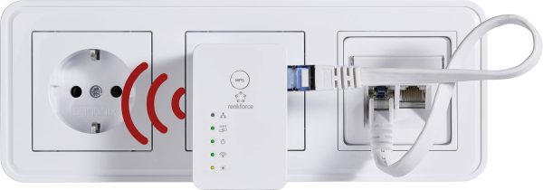 Access Point WLAN Renkforce RF-AP-N300Mini RF-4818888, 300 MBit/s, 2.4 GHz, 1 szt.