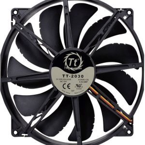 Thermaltake Pure 20 Wentylator do obudowy PC czarny (S x W x G) 200 x 200 x 30 mm Thermaltake Pure 20 Wentylator do obudowy PC czarny (S x W x G) 200 x 200 x 30 mm