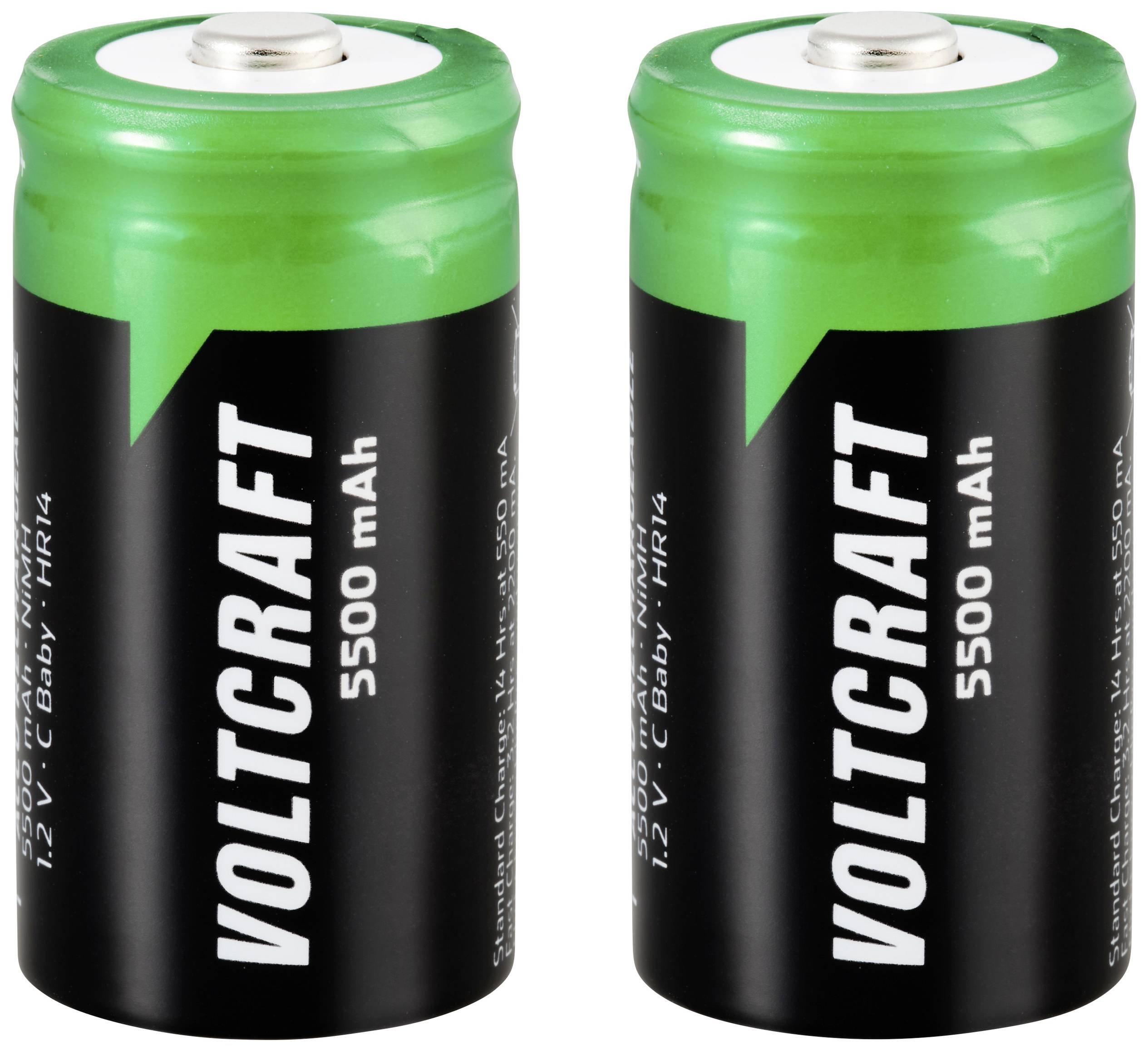 Akumulator C/R14 VOLTCRAFT HR14 NiMH 5500 mAh 1.2 V 2 szt. - obrazek 1