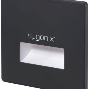 Lampa ścienna do zabudowy LED Sygonix SY-6179432 1.2 W czarny Lampa ścienna do zabudowy LED Sygonix SY-6179432 1.2 W czarny