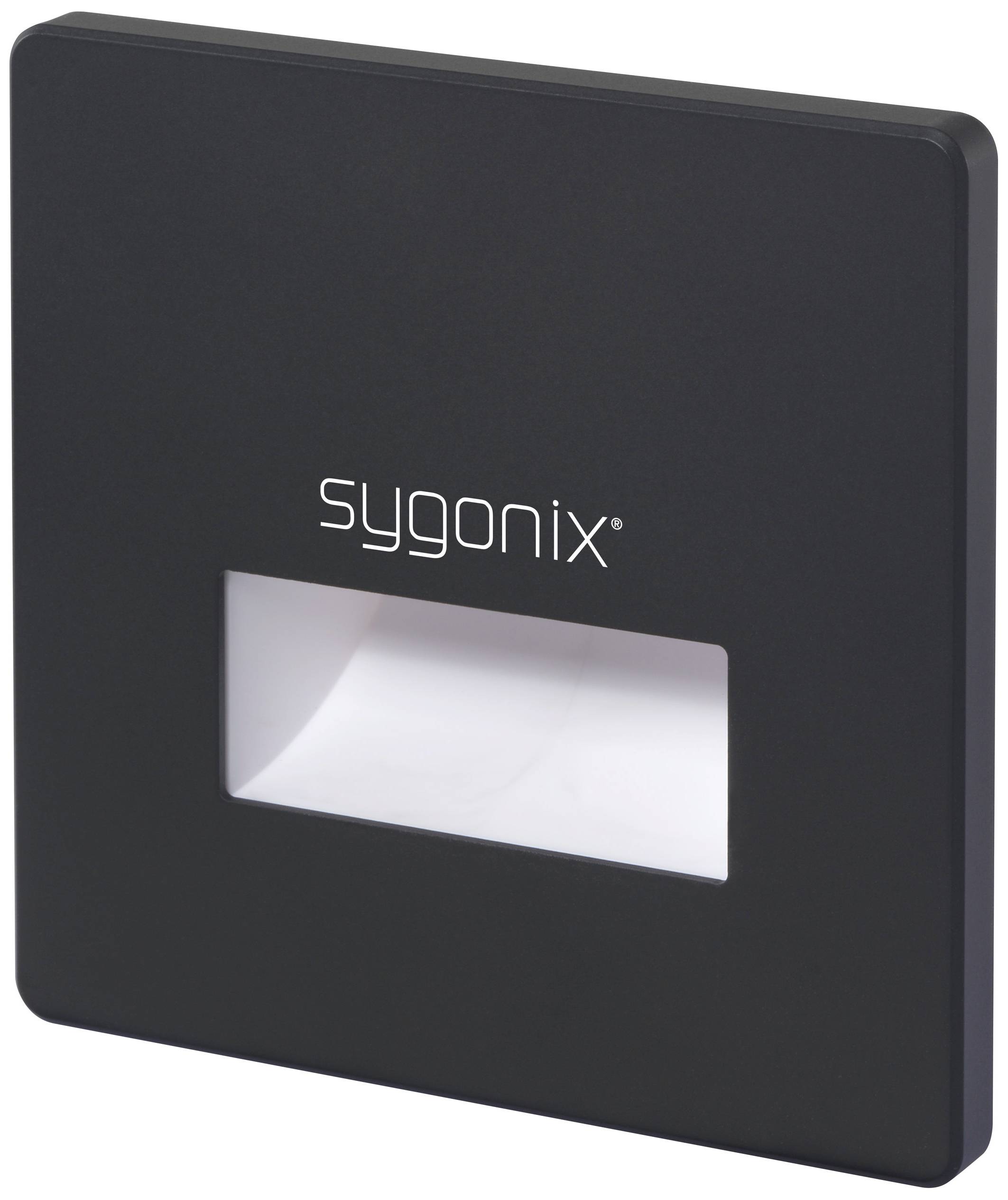 Lampa ścienna do zabudowy LED Sygonix SY-6179432 1.2 W czarny - obrazek 1