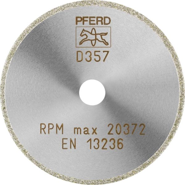 PFERD TOOLS 68407503 D1A1R 75-2-10 D 357 GAD Tarcza tnąca diamentowa Średnica 75 mm Średnica otworu 10 mm termoutwardzal