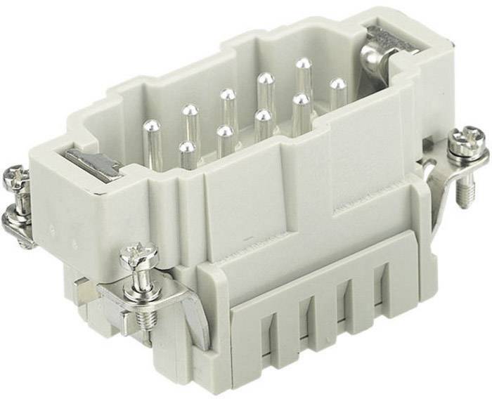 HARTING 09330102616 Wstawka pinowa męska Han® E 10 + PE klatka sprężynowa 1 szt. - obrazek 1