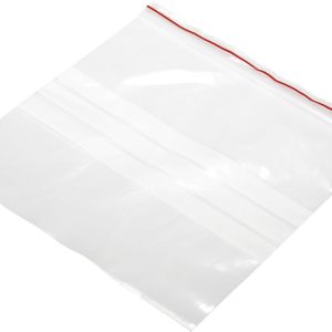 Woreczek strunowy z paskiem opisowym, 200 x 200 mm Woreczek strunowy z paskiem opisowym, 200 x 200 mm
