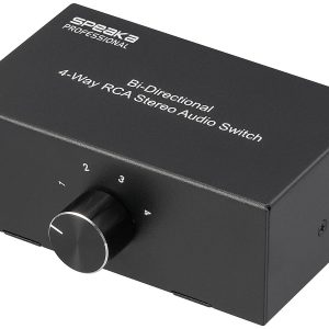 Przełącznik audio- cinch SpeaKa Professional SP-12540456 1 szt. Przełącznik audio- cinch SpeaKa Professional SP-12540456 1 szt.