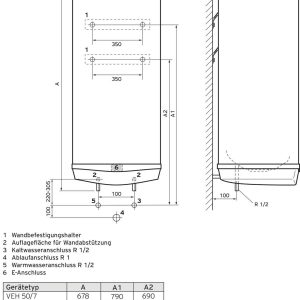 Vaillant VEH 80/7 pro VEH 80/7 pro Zasobnik ciepłej wody C (A – G) Vaillant VEH 80/7 pro VEH 80/7 pro Zasobnik ciepłej wody C (A – G)