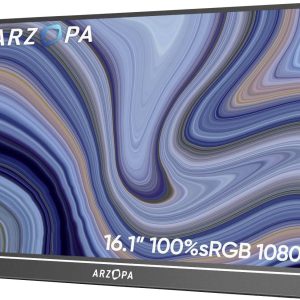 Arzopa Przenośny monitor EEK A (A – G) 40.9 cm (16.1 cal) 1920 x 1080 px 16:9 25 ms HDMI, USB-C®, USB Host LCD (IPS) Arzopa Przenośny monitor EEK A (A – G) 40.9 cm (16.1 cal) 1920 x 1080 px 16:9 25 ms HDMI, USB-C®, USB Host LCD (IPS)