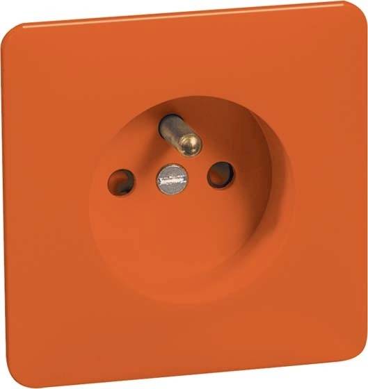 PEHA by Honeywell Komplet Gniazdo elektryczne pomarańczowy 483141 1 szt. - obrazek 1